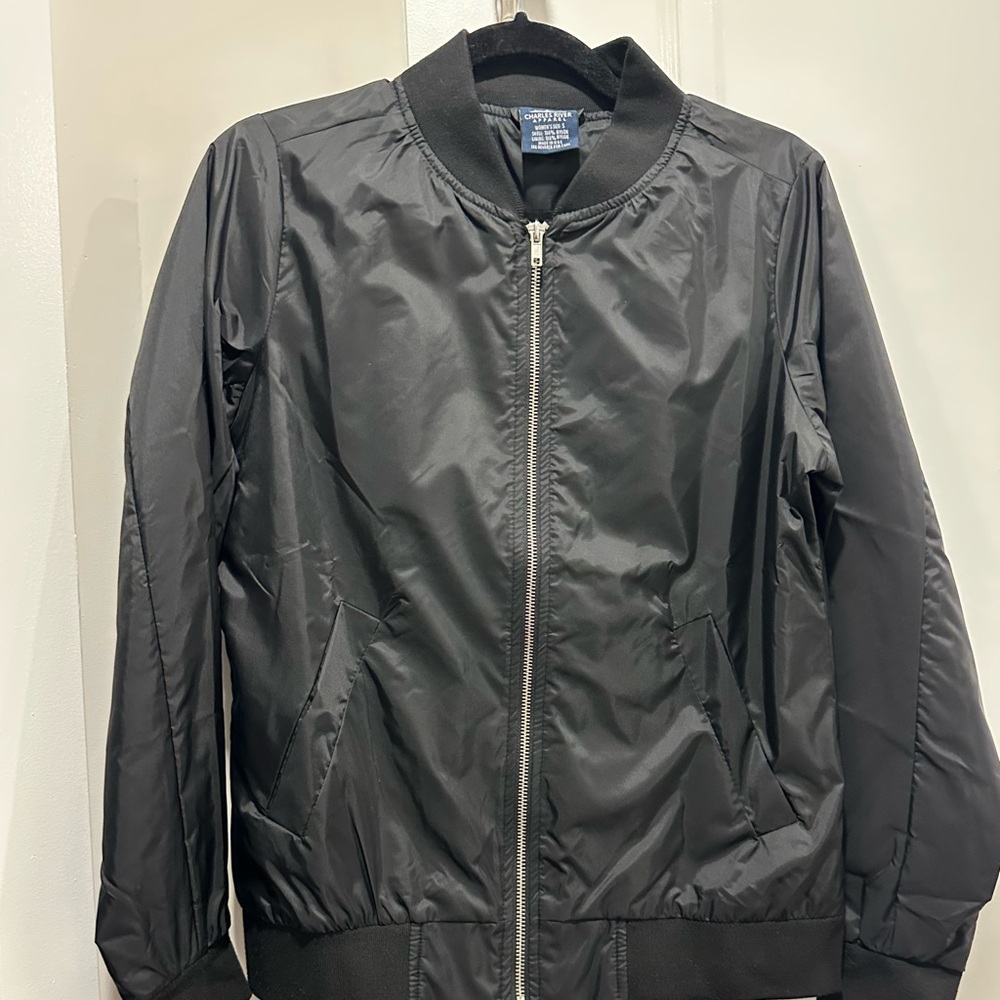 Black Bomber Jacket